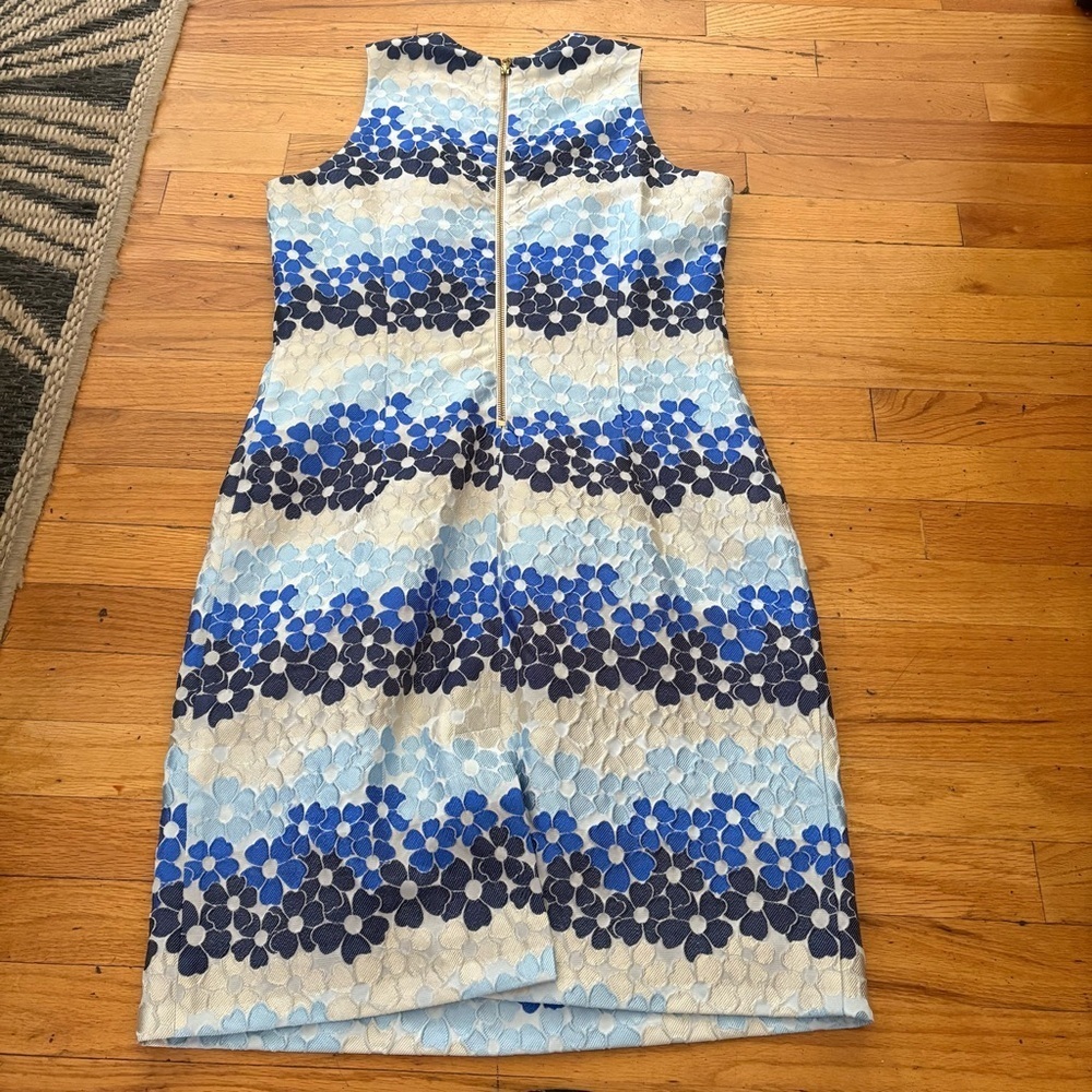 Sara Campbell Blue Floral Dress Size 10 - Picture 8 of 9